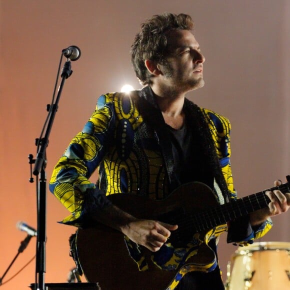 Le chanteur M (Mathieu Chedid) en concert - Festival Solidays à l'Hippodrome de Longchamp - Jour 3 - à Paris, France, le 25 juin 2017. © Lise Tuillier/Bestimage