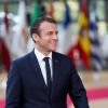 Le Président français Emmanuel Macron lors du Conseil Européen à Bruxelles, 22 juin 2017.