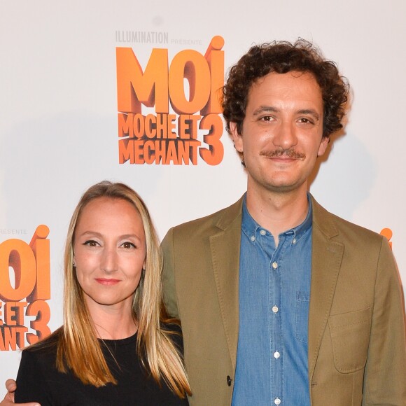 Audrey Lamy (Voix de Lucy) et David Marsais (Voix de Balthazar Bratt) - Avant-première du film d'animation "Moi Moche et Méchant 3" au cinéma Gaumont Champs-Elysées Marignan à Paris, France, le 27 juin 2017. © Coadic Guirec/Bestimage