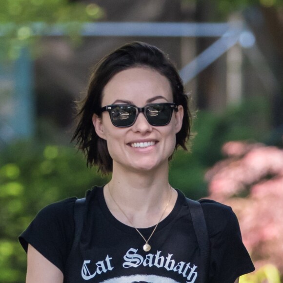 Exclusif - Olivia Wilde se promène à Brooklyn. New York, le 18 mai 2017.