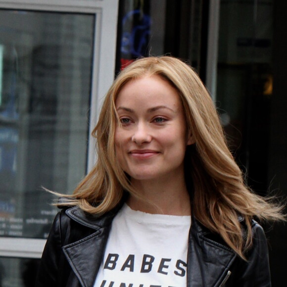 Olivia Wilde sur le tournage du film "Life Itself" à New York City, New York, etats-Unis, le 30 mars 2017. © CPA/Bestimage