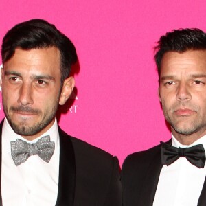 Ricky Martin et son fiancé Jwan Yosef - Tapis rouge du " MOCA Gala 2017 " à Los Angeles Le 29 avril 2017 © CPA / Bestimage