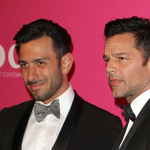 Ricky Martin et son fiancé Jwan Yosef - Tapis rouge du " MOCA Gala 2017 " à Los Angeles Le 29 avril 2017 © CPA / Bestimage