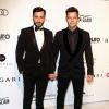 Ricky Martin et son fiancé Jwan Yosef à la 25ème soirée Elton John AIDS foundation au West Hollywood Park à West Hollywood, le 26 février 2017.