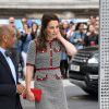 La duchesse Catherine de Cambridge, superbe dans une nouvelle robe Gucci, inaugurait le 29 juin 2017 une nouvelle aile du Victoria and Albert Museum, dans le quartier de South Kensington à Londres.