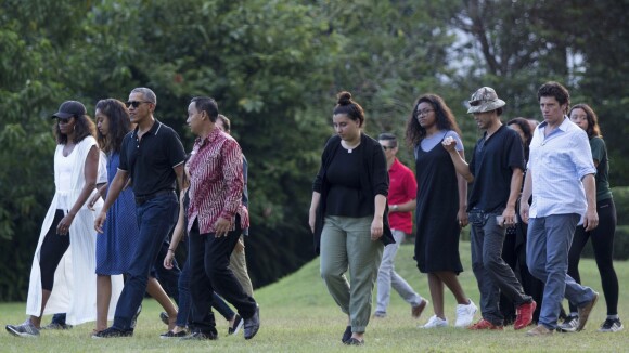 Barack Obama : En vacances en famille, direction l'Indonésie