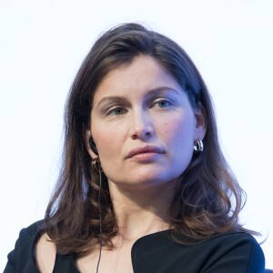 Exclusif - Laetitia Casta, ambassadrice de l'UNICEF France - conférence "Protégeons les enfants de la guerre" au centre de conférence ministériel de Convention à Paris le 21 février 2017. © Pierre Perusseau / Bestimage