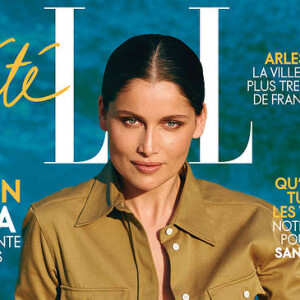 Laetitia Casta en couverture de ELLE, numéro du 30 juin 2017.