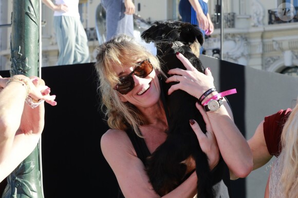Bernice Coppieters (maître de ballet principal) durant la 1ère F(ê)aites de la Danse sur la Place du Casino à Monaco le 1er juillet 2017.  © Claudia Albuquerque/Bestimage