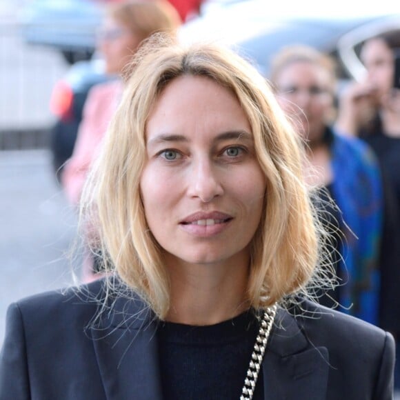 Alexandra Golovanoff - Défilé et after-party Miu Miu (collection croisière 2018) à l'Automobile Club à Paris, le 2 juillet 2017.