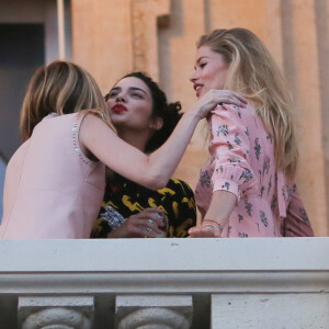 Lauren Santo Domingo, Kendall Jenner et Doutzen Kroes - After-Party Miu Miu (post-défilé croisière 2018) à l'Automobile Club à Paris, le 02 juillet 2017. © CVS-Veeren/Bestimage