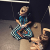 Pink et sa fille Willow coincées dans l'ascenseur avant le Summerfest dans le Wisconsin - Photo publiée sur Instagram le 3 juillet 2017