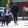 Amber Rose avec Wiz Khalifa et leur fils Sebastian Taylor Thomaz à Los Angeles, le 23 novembre 2016