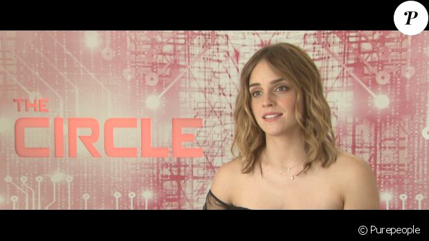 Rencontre avec Emma Watson pour le film The Circle - juillet 2017