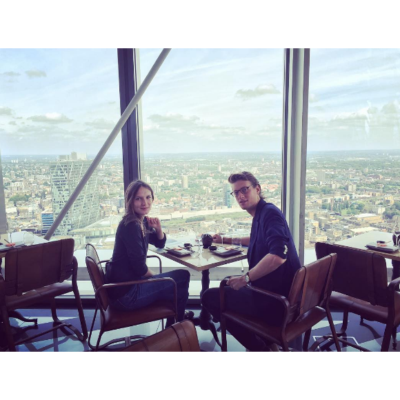 Ana Girardot et Arthur de Villepin à Londres en juin 2016.