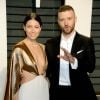 Jessica Biel et son mari Justin Timberlake - People à la soirée Vanity Fair en marge de la cérémonie des Oscar 2017 à Los Angeles le 26 février 2017.
