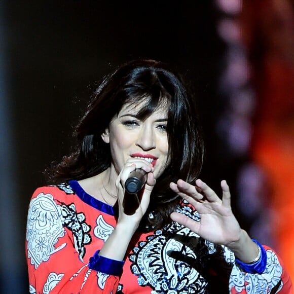 Exclusif - Nolwenn Leroy enceinte - Emission "La chanson de l'année fête la musique" dans les arènes de Nîmes, diffusée en direct sur TF1 le 17 juin 2017. © Bruno Bebert/Bestimage