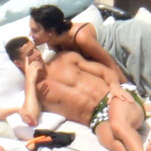 Exclusif - Cristiano Ronaldo en vacances avec sa compagne enceinte Georgina Rodriguez à Formantera, le 8 juillet 2017.