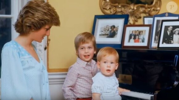 Capture de la bande-annonce du documentaire "Diana, Our Mother: Her Life and Legacy", produit par HBO et diffusé sur le réseau anglais ITV fin juillet 2017.