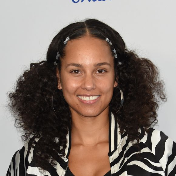 Alicia Keys lors du WE Day California au Forum à Los Angeles, le 27 avril 2017.