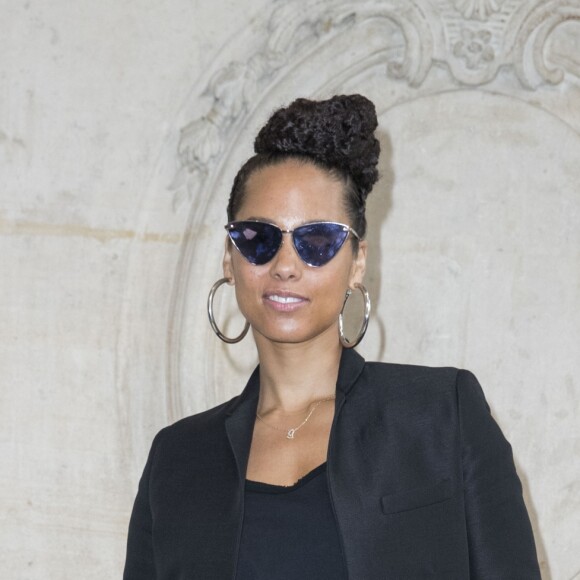 Alicia Keys au photocall du défilé de mode "Christian Dior", collection prêt-à-porter Automne-Hiver 2017-2018 au musée Rodin à Paris, le 3 Mars 2017.© Olivier Borde/Bestimage
