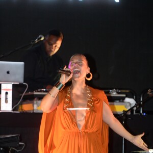 Concert de Alicia Keys organisé par l'ancien partenaire de Donald Trump Gil Dezer à la Porsche Design Tower de Miami le 18 mars 2017.