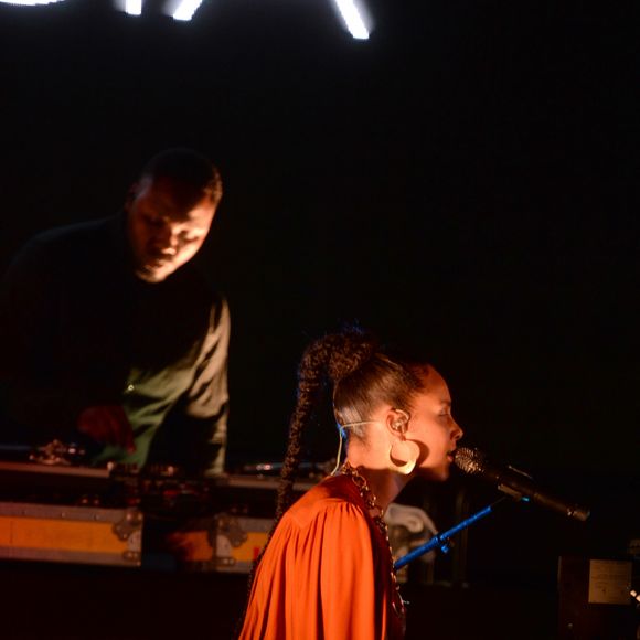 Concert de Alicia Keys organisé par l'ancien partenaire de Donald Trump Gil Dezer à la Porsche Design Tower de Miami le 18 mars 2017.