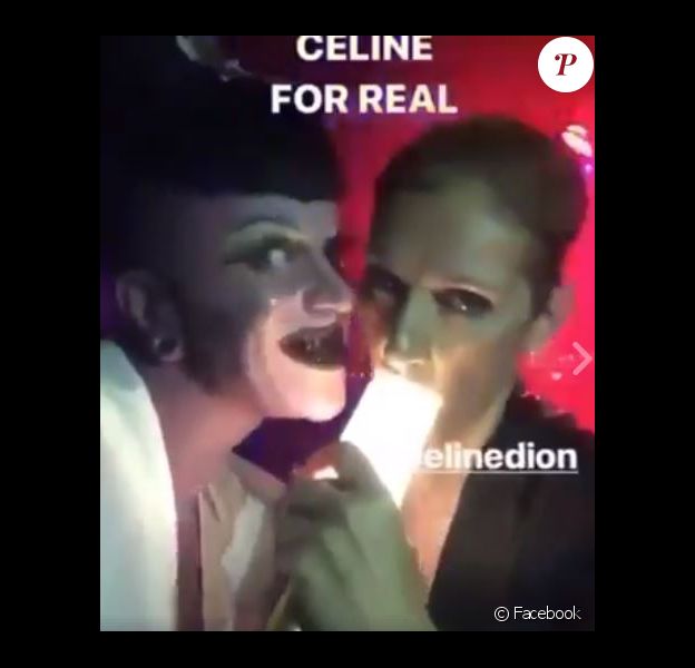 Céline Dion se lâche au cours d'une soirée au Manko, le 21 juillet 2017.