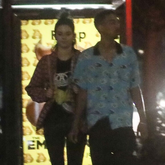 Exclusif - Kendall Jenner et deux amis, dont Taco (Travis Bennett), de sortie à West Hollywood, le 23 juillet 2017.