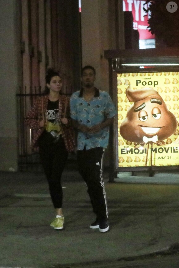 Exclusif - Kendall Jenner et deux amis, dont Taco (Travis Bennett), de sortie à West Hollywood, le 23 juillet 2017.