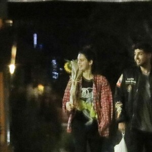 Exclusif - Kendall Jenner et deux amis, dont Taco (Travis Bennett), de sortie à West Hollywood, le 23 juillet 2017.