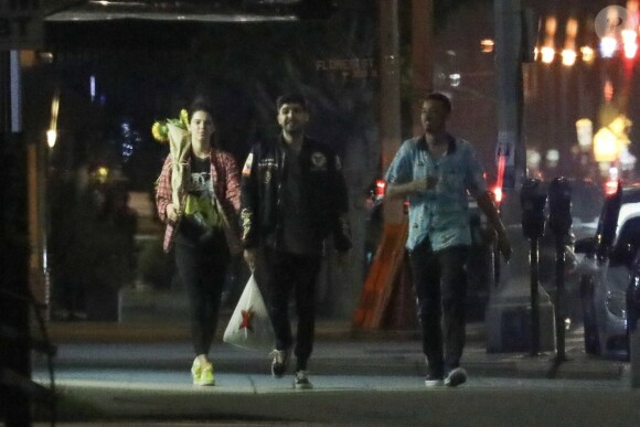 Exclusif - Kendall Jenner et deux amis, dont Taco (Travis Bennett), de sortie à West Hollywood, le 23 juillet 2017.