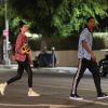 Exclusif - Kendall Jenner et deux amis, dont Taco (Travis Bennett), de sortie à West Hollywood, le 23 juillet 2017.