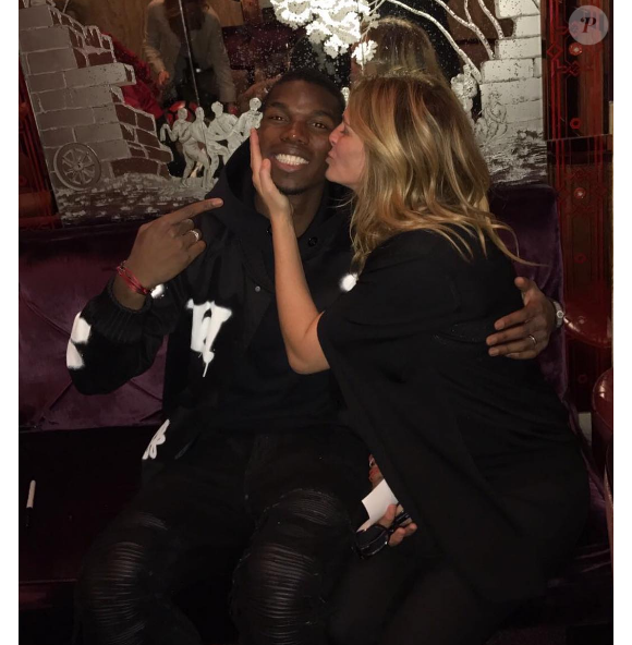 Paul Pogba a rencontré Julia Roberts le 27 novembre 2016 - Photo postée sur Instagram le 28 novembre 2016.