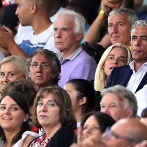 Richard Anconina lors du match de qualification de la Champions League "OGC Nice - Ajax d' Amsterdam" au stade de l'Allianz Riviera à Nice, le 26 juillet 2017. © Bruno Bebert/Bestimage