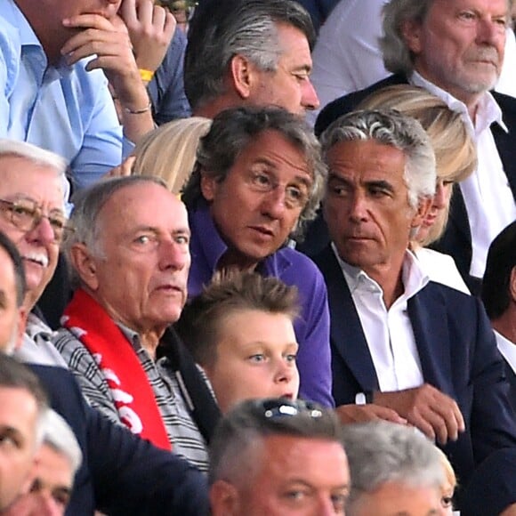 Richard Anconina lors du match de qualification de la Champions League "OGC Nice - Ajax d' Amsterdam" au stade de l'Allianz Riviera à Nice, le 26 juillet 2017. © Bruno Bebert/Bestimage