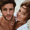 Hugo Philip et Caroline Receveur, le 28 juillet 2017 à l'Île Maurice.