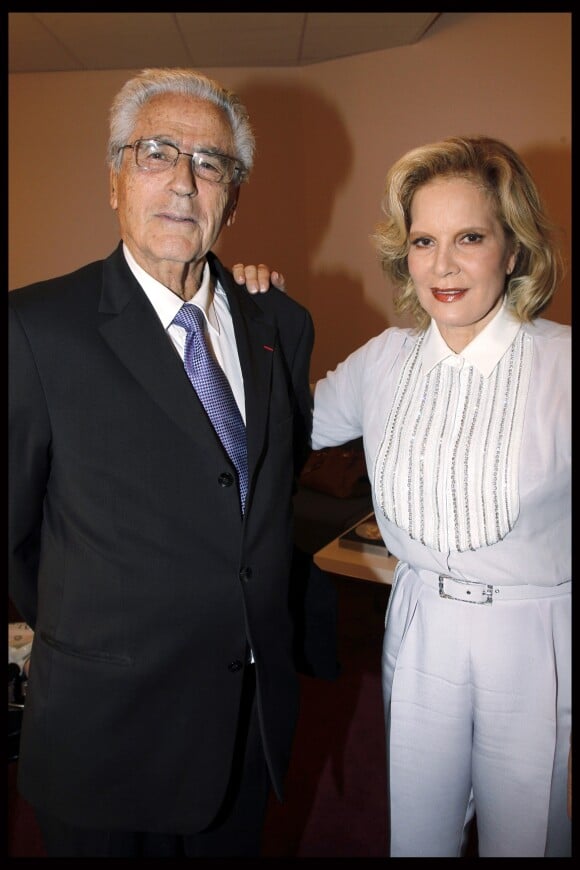 Charley Marouani et Sylvie Vartan en novembre 2011 à la Salle Pleyel à Paris. L'emblématique impresario est mort à 90 ans le 29 juillet 2017.