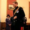 Le prince Harry en visite dans une base de la Royal Air Force le 20 juillet 2017 à Bury St Edmunds.