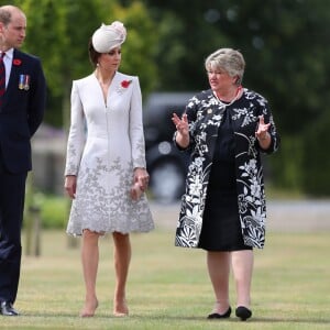 Le prince William, duc de Cambridge, et Kate Middleton, duchesse de Cambridge, ont visité le cimetière militaire Bedford House près d'Ypres en Belgique le 31 juillet 2017, jour du centenaire de la Bataille de Passchendaele.