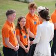 Le prince William, duc de Cambridge, et Kate Middleton, duchesse de Cambridge, ont visité le cimetière militaire Bedford House près d'Ypres en Belgique le 31 juillet 2017, jour du centenaire de la Bataille de Passchendaele.