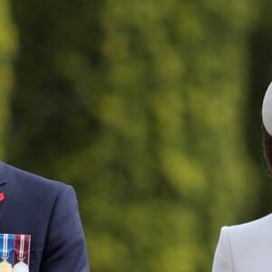 Le prince William, duc de Cambridge, et Kate Middleton, duchesse de Cambridge, ont visité le cimetière militaire Bedford House près d'Ypres en Belgique le 31 juillet 2017, jour du centenaire de la Bataille de Passchendaele.