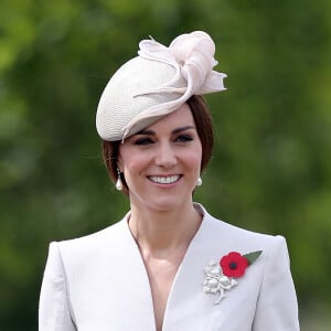 Le prince William, duc de Cambridge, et Kate Middleton, duchesse de Cambridge, ont visité le cimetière militaire Bedford House près d'Ypres en Belgique le 31 juillet 2017, jour du centenaire de la Bataille de Passchendaele.