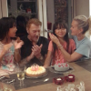 Laeticia et Johnny Hallyday avec leurs filles Jade et Joy pour l'anniversaire de Joy le 27 juillet 2017 à Paris