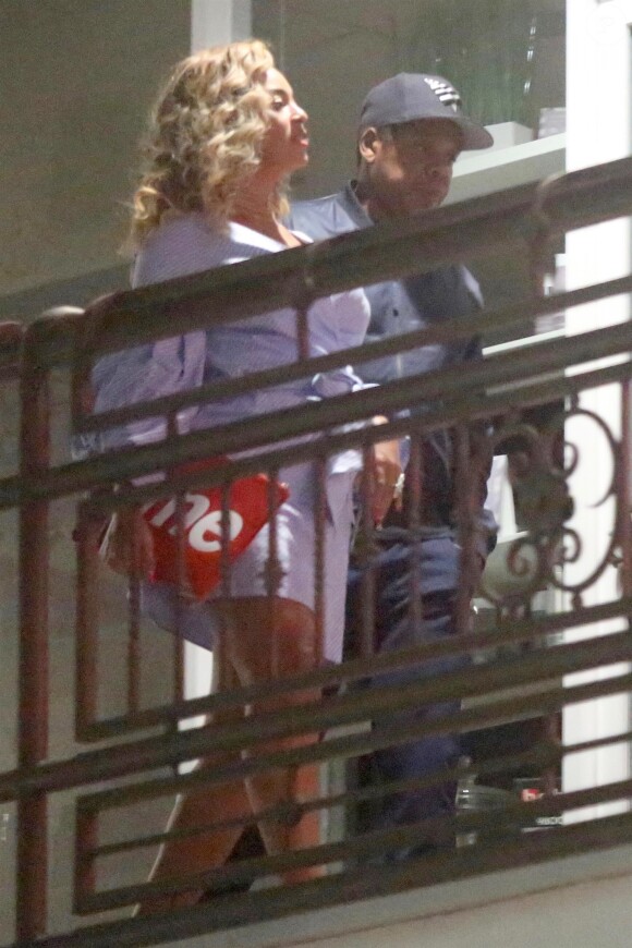 Jay Z et Beyoncé sont allés diner en amoureux au restaurant Sushi Park à West Hollywood, le 3 août 2017