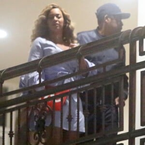 Jay Z et Beyoncé sont allés diner en amoureux au restaurant Sushi Park à West Hollywood, le 3 août 2017