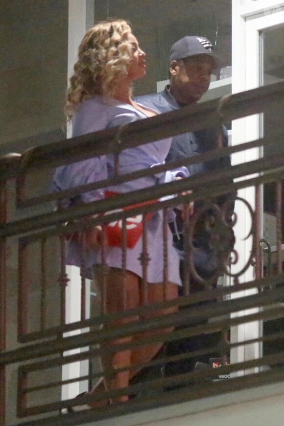 Jay Z et Beyoncé sont allés diner en amoureux au restaurant Sushi Park à West Hollywood, le 3 août 2017