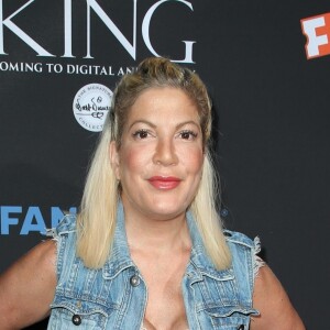 Tori Spelling - People à la projection du film The Lion King (Sing-Along) à Los Angeles, le 5 août 2017.