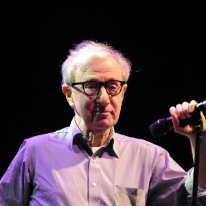 Woody Allen en concert au Royal Albert Hall à Londres, le 2 juillet 2017