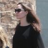Angelina Jolie fait du shopping avec sa fille Vivienne pour le jour férié patriotique du 4 juillet à Los Feliz, le 4 juillet 2017